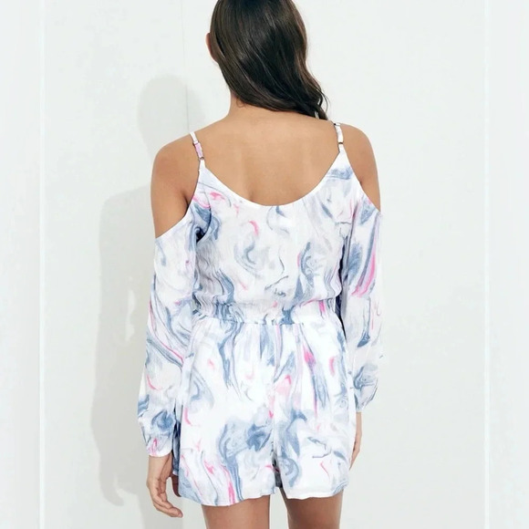💙🩷 Hollister | Tie Dye‎ Romper New Small - Picture 5 of 14